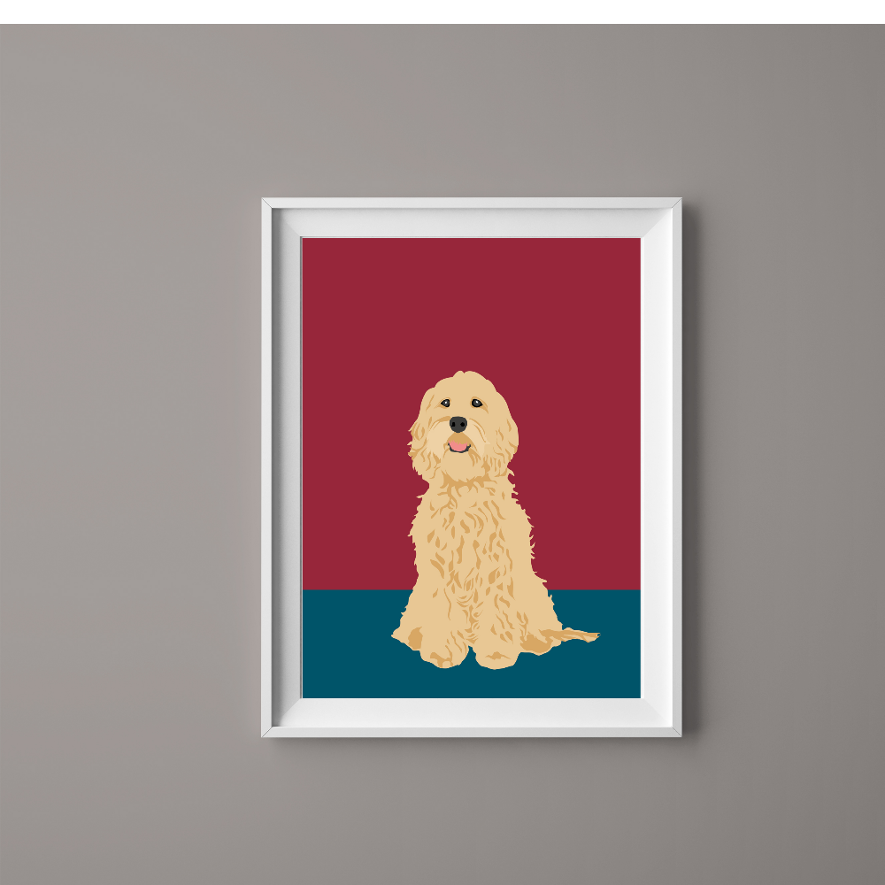 Dog Print Cockerpoo Dog Print Cockerpoo