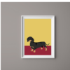 Dog Print Dachshund Dog Print Dachshund