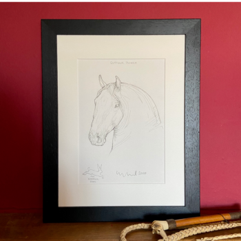 Horse Prints by Susan Leyland Powerful
