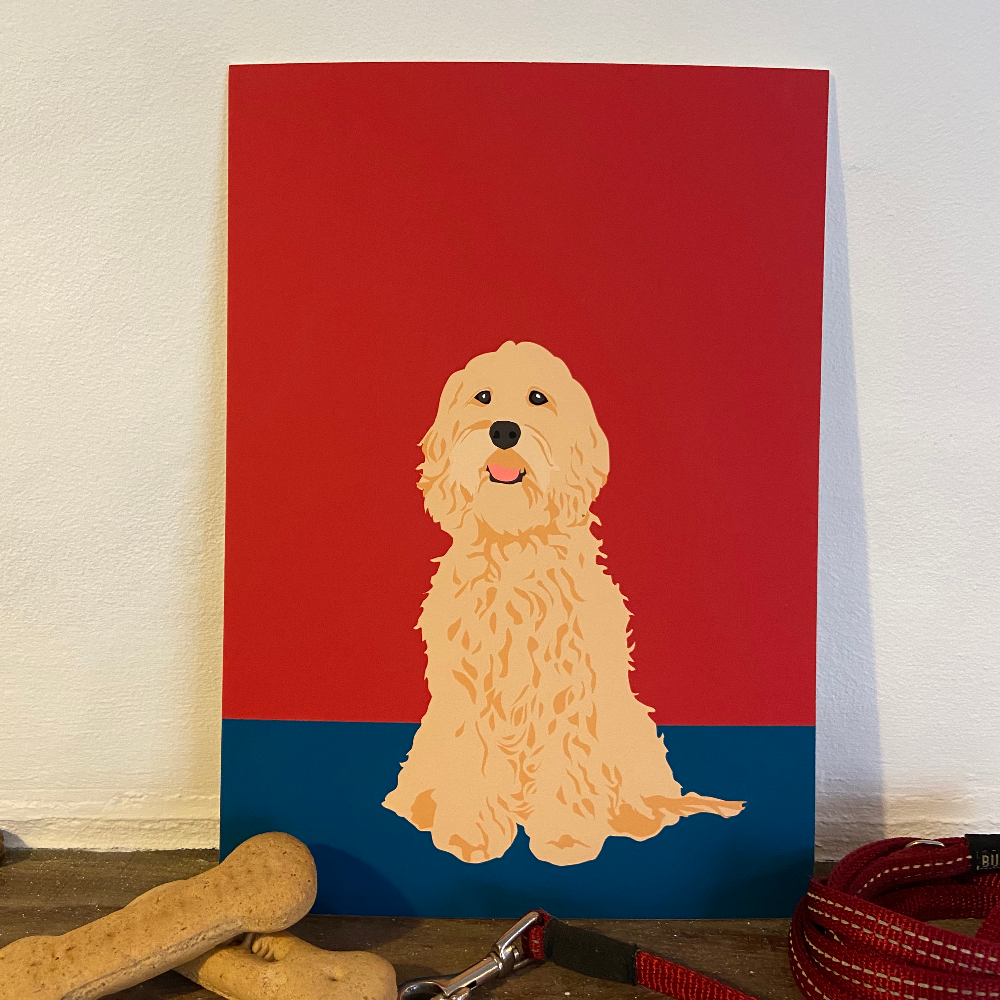 Dog Print Cockerpoo Dog Print Cockerpoo - Image 2
