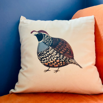 Quivering Quail Cushion