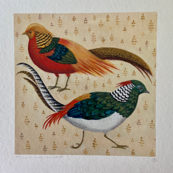 Trump & Lady Amherst Bird Print