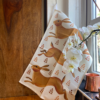 Hurrying Hares Tea Towel Hurrying Hares Tea Towel