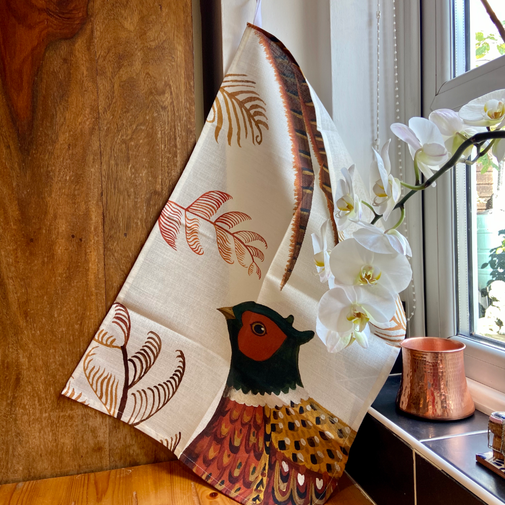 Fabulous Pheasant Tea Towel Fabulous Pheasant Tea Towel