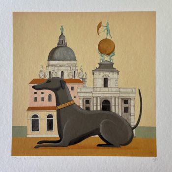 Dog and Dome Print