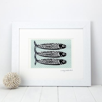 Omega Three Fish Print