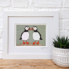 Two Cheeky Puffins Print Two Cheeky Puffins Print