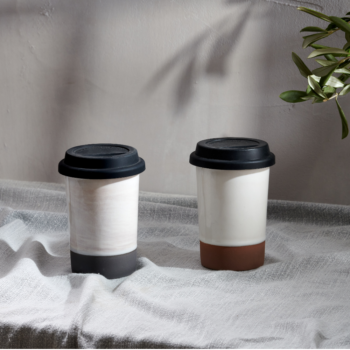 Edo Travel Mug in Terracotta