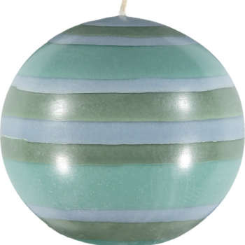 Eco Ball Candle Beryl Green, Bokhara and Moonstone Grey