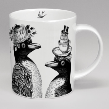 Sunday Best Penguins Bone China Mug