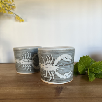 Pickle Pot by Tregear Pottery Lobster or Fish Design