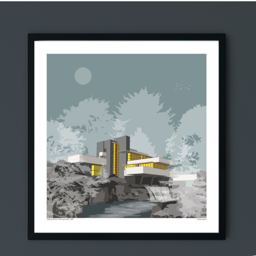 Fallingwater Print Fallingwater Print