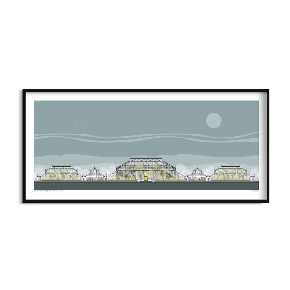 Kew Temperate House Landscape Print Kew Temperate House Landscape Print