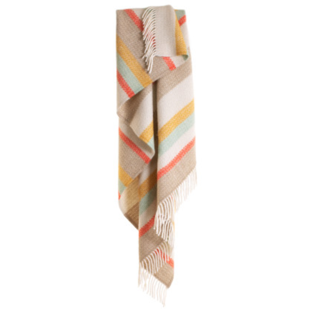 Tweedmill Illusion Stripe Spring Wool Throw Tweedmill Illusion Stripe Spring Wool Throw - Image 4