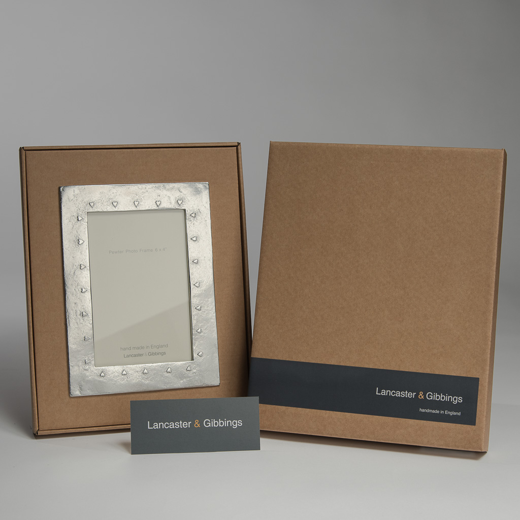 Photo Frame, Hearts Design, Pewter Photo Frame, Hearts Design, Pewter - Image 5