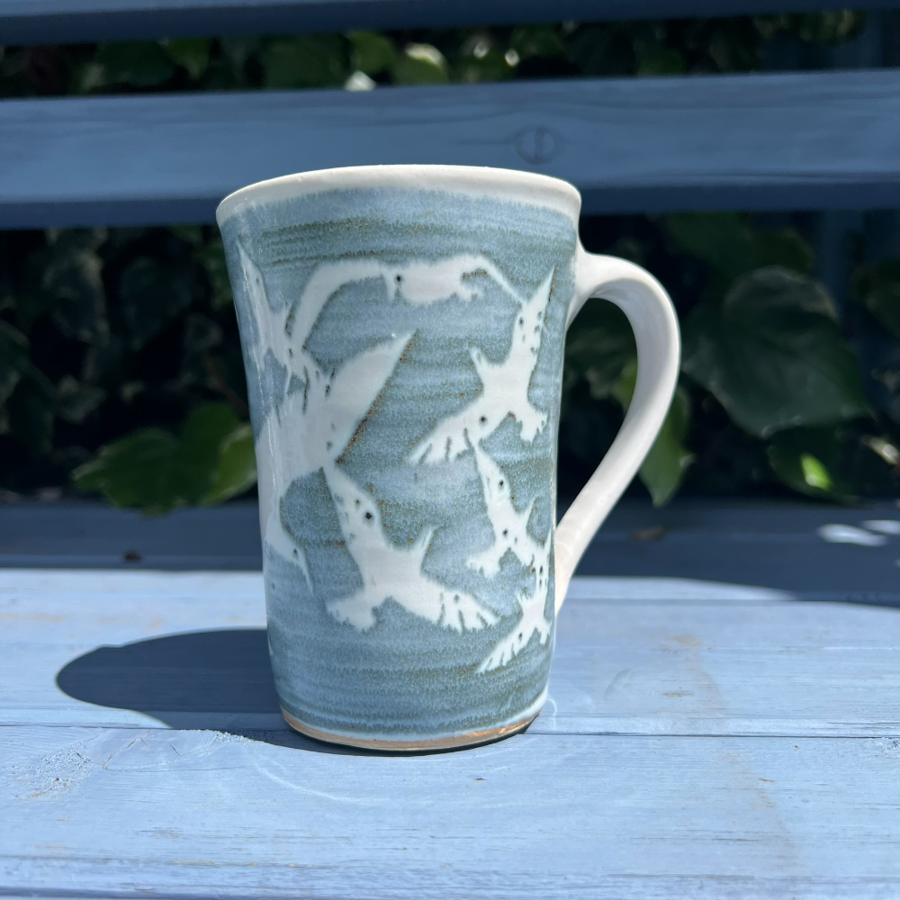 Mug by Tregear Pottery Hare, Seagull or Fish Design - Large Mug by Tregear Pottery Hare, Seagull or Fish Design - Large - Image 4